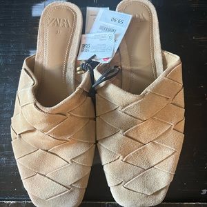 Zara Suede Flats
